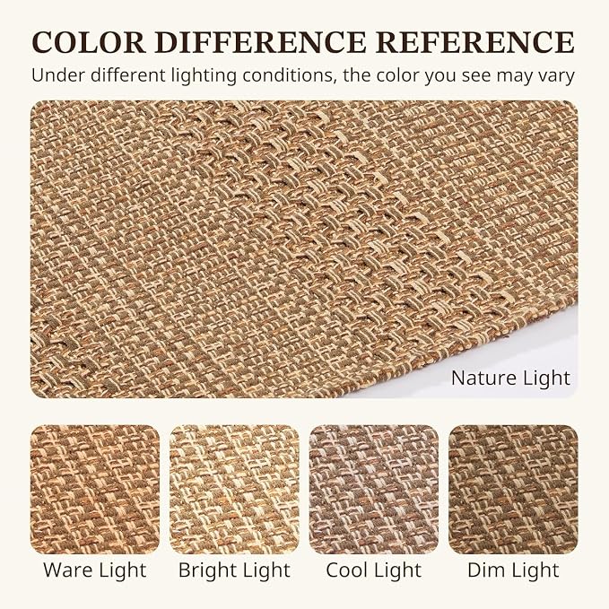 MatEssen 2x8 Extra Long Runner Rug, Modern Woven Distressed Floor Carpet - Image 7