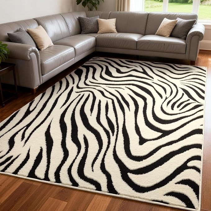 YIHOUSE 5×7 Ft Area Rugs for Living Room: Modern Washable Rug by YIHOUSE