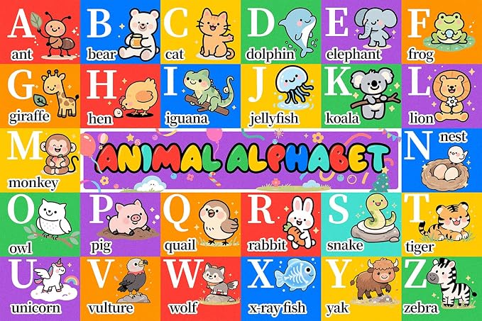 Non-Slip & Soft Kids Alphabet Rug - Image 7
