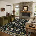 Washable Area Rug for Living Room: 8x10 Area Rugs Vintage Rugs Stain Resistant by palohom