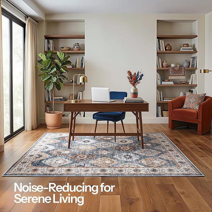 HOOBRO 5 x 7 Area Rugs Washable, Living Room Rugs, Non-Slip Rug Stain Resistant - Image 6