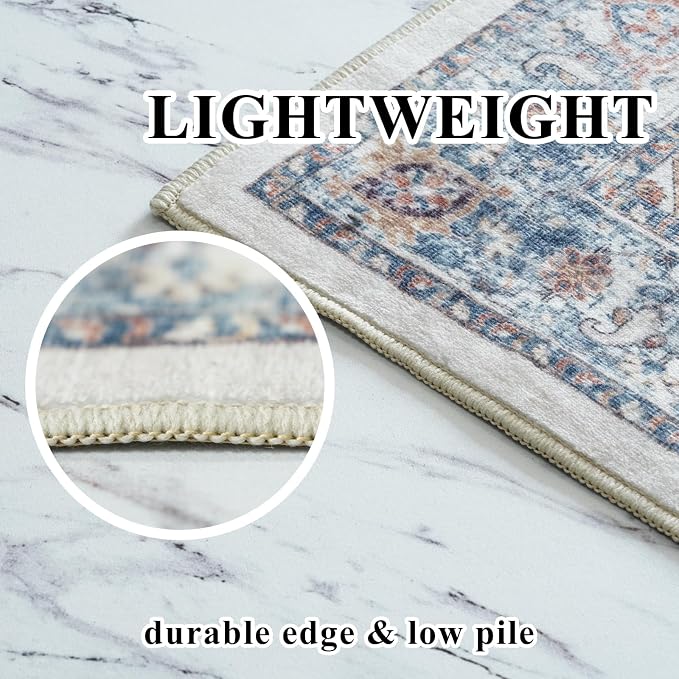 Washable 3x5 Kitchen Area Rugs: Cozy Soft Beside Low Pile Carpet - Image 6