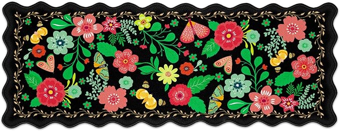 Arenarug Scalloped Black Kitchen Mats - Image 9