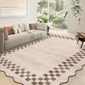 GarveeHome Scalloped Washable Rug 9x12 Area Rug by GarveeHome
