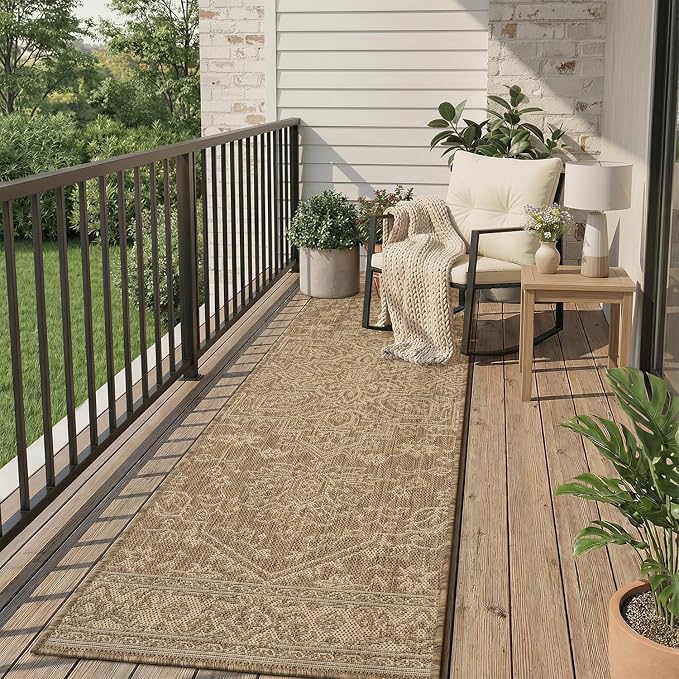 MontVoo-2x8 ft Indoor Outdoor Runner Rugs by MontVoo