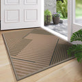 Front Door Mat 17''x30'', Non Slip Absorbent Dirt Resist Washable Low-Profile by QiCaiJia