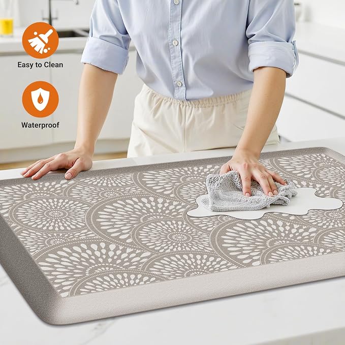 Mattitude Kitchen Mat, 17.3x60in Heavy Duty Ergonomic Comfort Foam Standing - Image 5