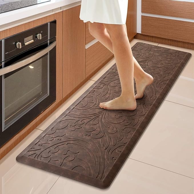 KMAT Kitchen Mat Cushioned Anti-Fatigue Waterproof Non-Slip Standing Mat by KMAT