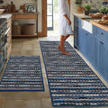 Kitchen Rugs Sets of 2-Non Slip Kitchen Mats by BSICPRO