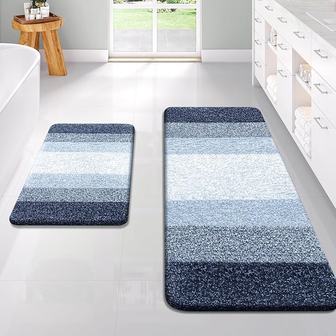 OLANLY Bathroom Runner Rugs Mat 70x24, Extra Soft Absorbent Microfiber Bath Rugs - Image 6