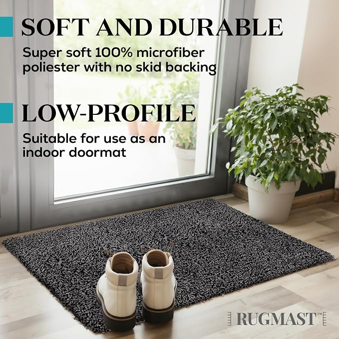 Premium Microfiber Indoor Door Mat – 36"x60" Washable Entry Mat, Waterproof - Image 5