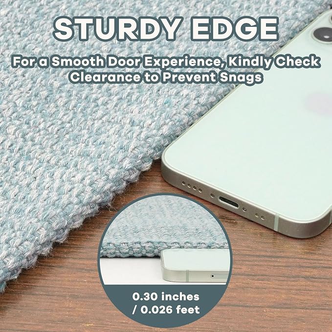 EARTHALL Washable Runner Rug 2x8 Ft Non Slip Runners - Image 2