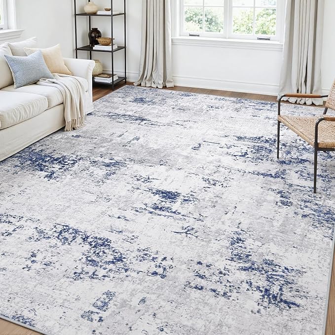 Area Rugs 5x7 Living Room: Large Modern Abstract Washable Rug Soft Anti-Skid by GENTDRIZZ