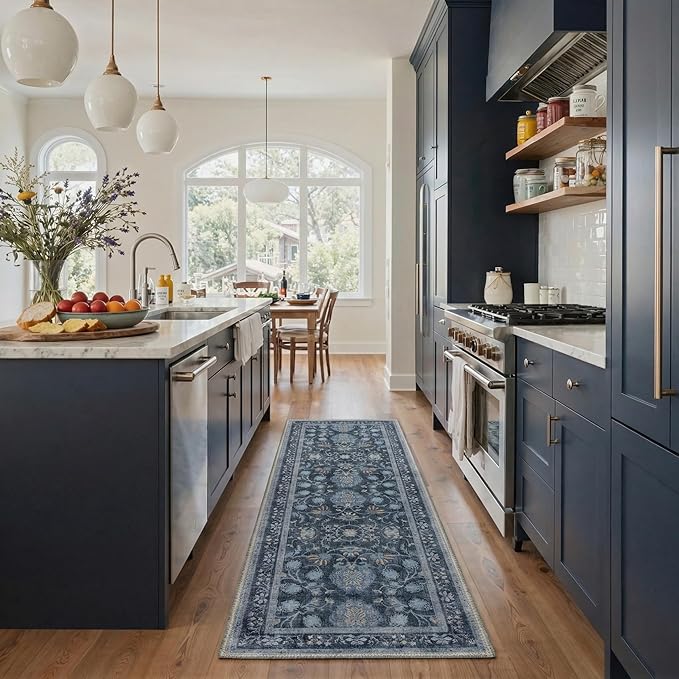 GENIMO Kitchen Rug Sets of 2, Non-Slip Washable Low-Pile Kitchen Mats - Image 3
