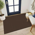 KOZYFLY Washable 3x4 Entry Area Rug, Braided Throw Rugs by KOZYFLY