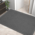 HIYARD Sturdy Front Door Mat, Absorbent Muddy Dirt Resist Welcome Door Mats by HIYARD
