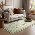 Washable Small Throw Rugs for Entryway: Door Mat Indoor Entrance 4x6 Area Rug by palohom