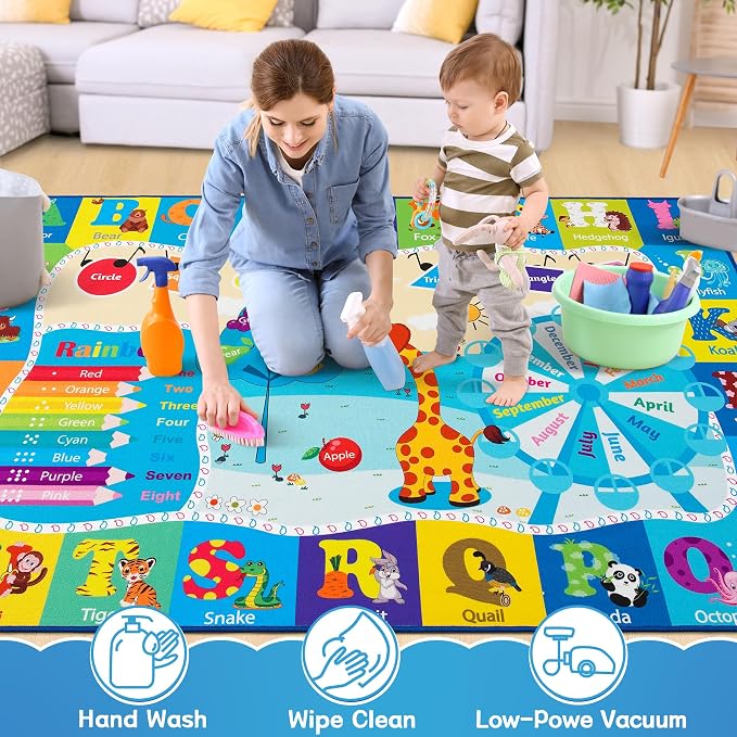 Chicrug Educational Kid Area Rug - Image 7