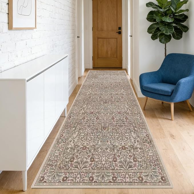Washable 2' x 6' Runners for Hallways, Non Slip Long Floor Runner for Kitchen by Unknown