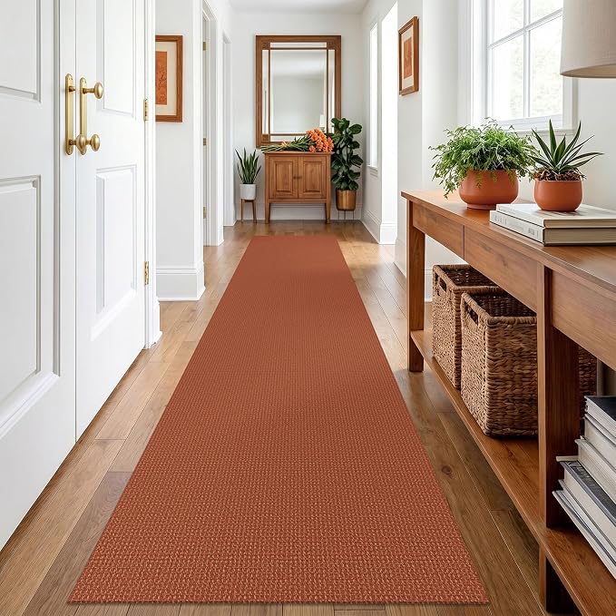 IOHOUZE Washable Runner Rug 2.6x12 Non Slip Rubber Backed Extra Long Hallway - Image 8