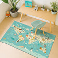 3x5 Play Mat for Kids Playroom by HazoHaus