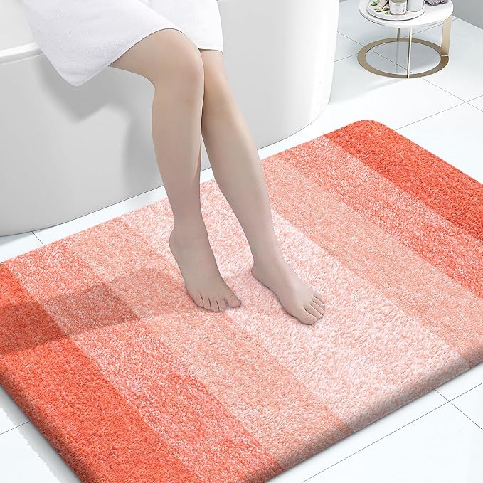 OLANLY Large Bathroom Rugs Mat 44x32, Extra Soft Absorbent Microfiber Bath Rugs by OLANLY