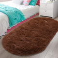 LOCHAS Bedroom Rug 2.6' x 5.3', Soft Oval Throw Rugs Carpet by LOCHAS
