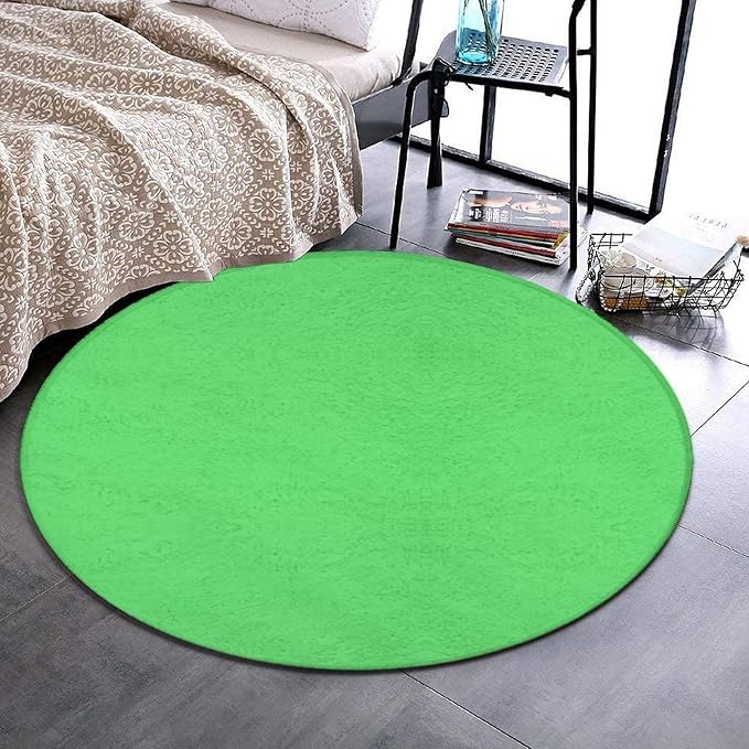 Large Round Area Rug Home Decor Modern Bathroom Rug Kitchen Office Circle Rug - Image 2
