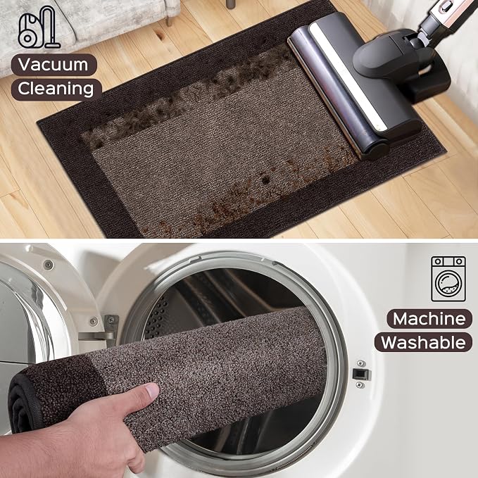 Machine Washable Kitchen Rug 24" x 70", Non Slip Kitchen Mat - Image 5