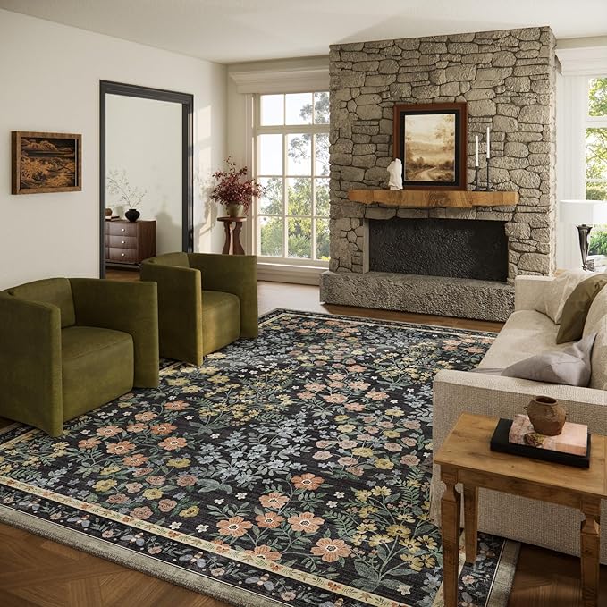 Washable Living Room Area Rug: 8x10 Rugs by palohom