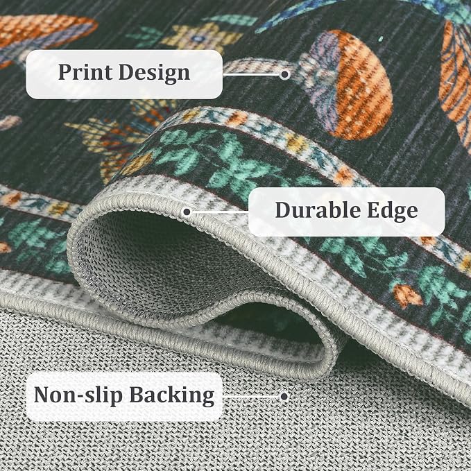 ROYHOME Washable Rug 5x7 Area Rugs - Image 2
