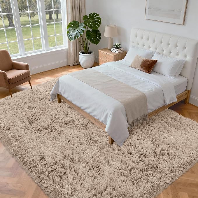 6x9 Area Rug for Living Room: Ultra Soft Fluffy Rug Modern Large Thicked Shag - Image 2