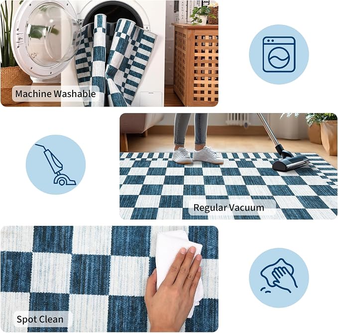 GarveeHome 2.5×8 Kitchen Runner Rug Non Slip, Washable Runner Rug - Image 7