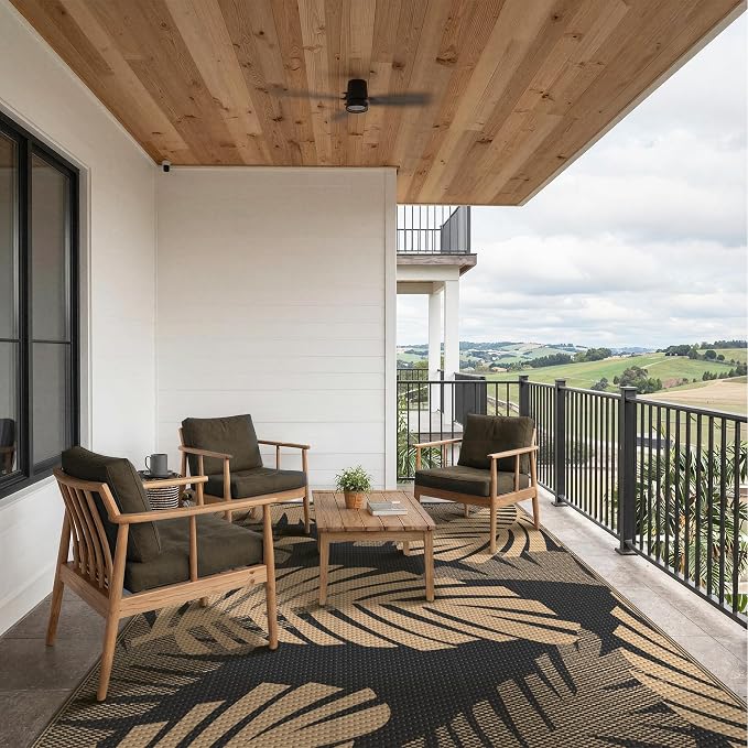 GENIMO Waterproof Outdoor Rug 9' x 12' - Image 6