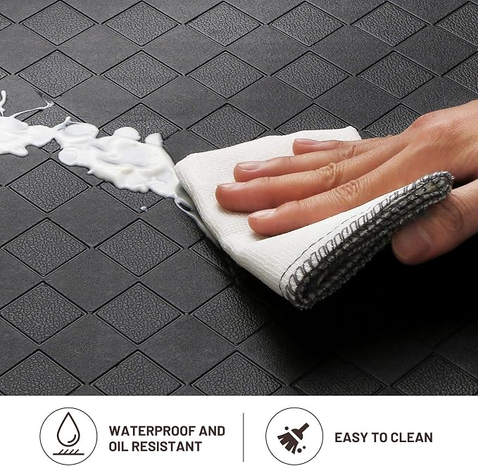 HappyTrends Floor Mat Cushioned Anti-Fatigue, Thick Waterproof Non-Slip Mats - Image 5