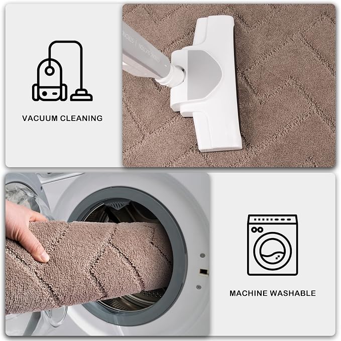 PURRUGS Dirt Trapping Door Mat 24" x 70", Non-Slip Machine Washable Entry Rug - Image 7