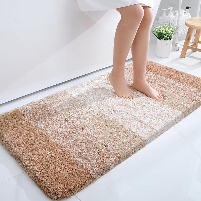 OLANLY Bathroom Runner Rugs Mat 44x24, Extra Soft Absorbent Microfiber Bath Rugs by OLANLY