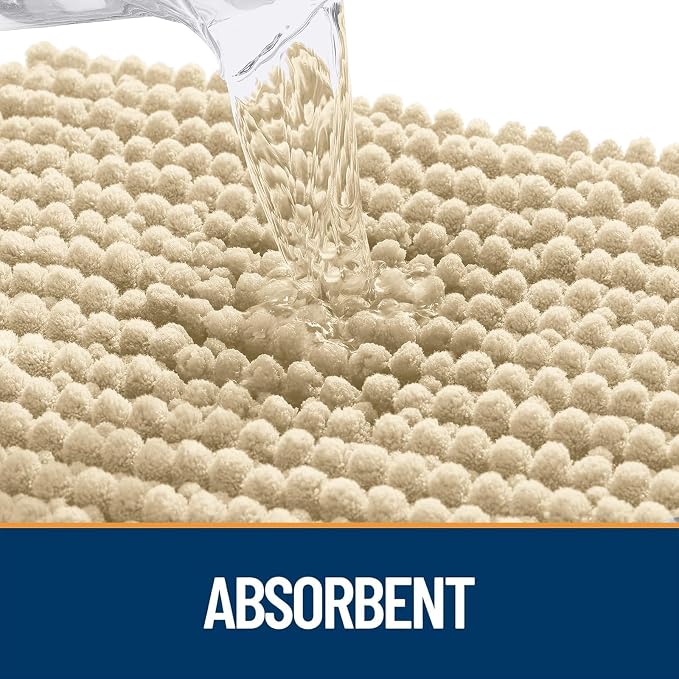 OLANLY Dog Door Mat for Muddy Paws 34x21, Ultra Absorbent Chenille Mud Doormat - Image 4