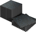 SUPERJARE 0.56'' Thick 36 Pcs 144 Sq Ft Rubber Top Exercise Equipment Mats by SUPERJARE