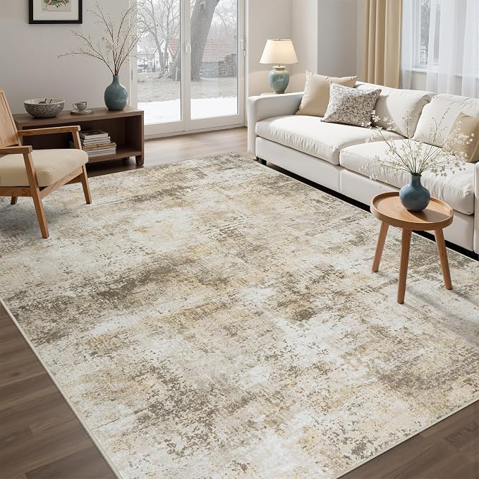 Area Rug Living Room Rugs: 5x7 Washable Rug by Tosuoka