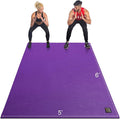 GXMMAT Large Exercise Mat 6'x4'/6'x5'/6'x6', Thick Workout Mats by GXMMAT