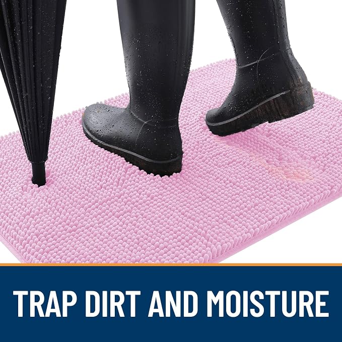 OLANLY Dog Door Mat for Muddy Paws 59x24, Absorbs Moisture and Dirt, Absorbent - Image 2