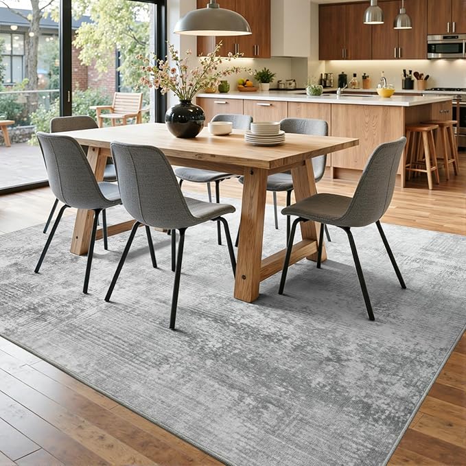 5x7 Ft Area Rugs for Living Room, Soft Non-Slip Washable Rugs Modern Abstract - Image 9