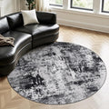 Rugflix Round Area Rugs 6Ft for Living Room, Washable Circle Rug by RugflixAreaRugs