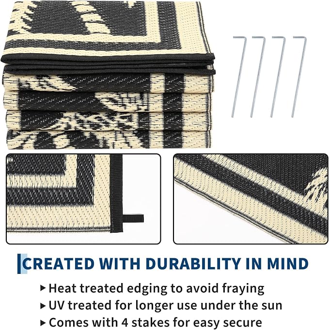 Garvee Outdoor Rug 8x10 Waterproof - Image 5