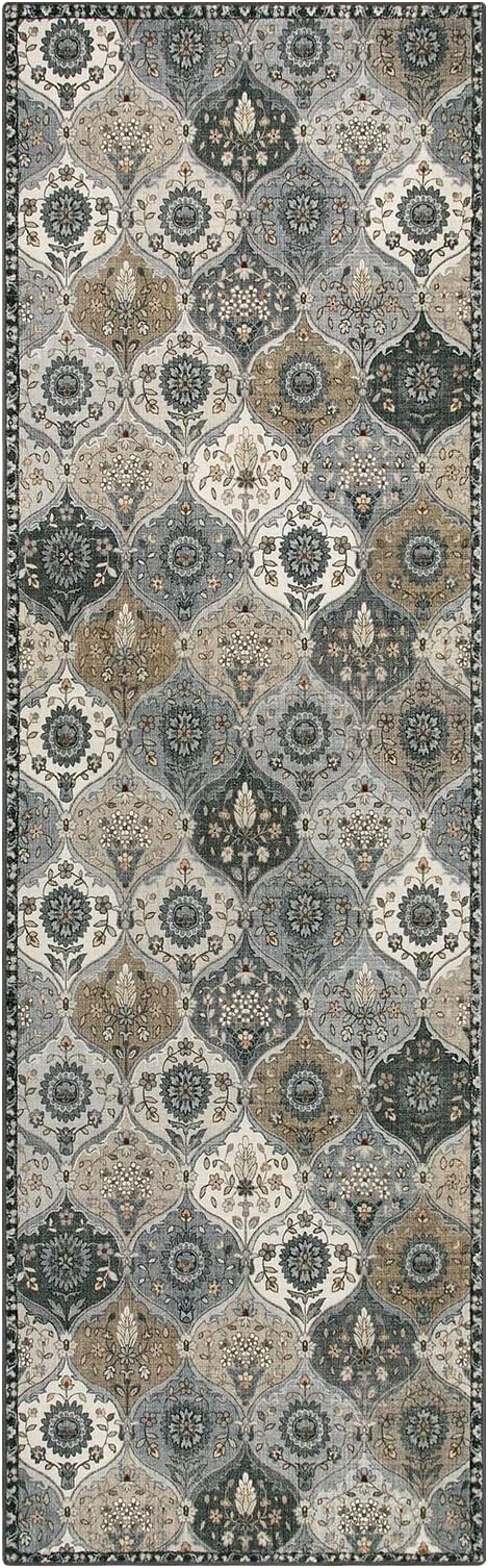 Lahome Moroccan Trellis Washable Runner Rug, 2x6 Runners - Image 2