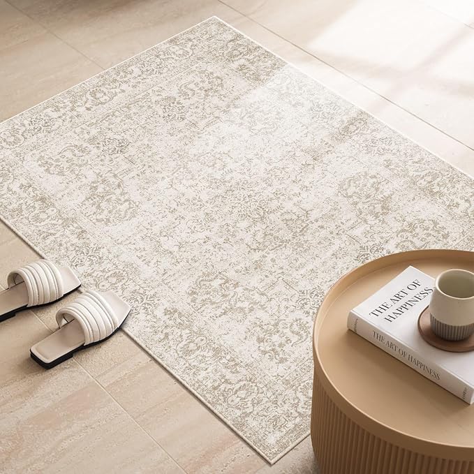 Rugxara 2x3 Door Mat Indoor Entrance, Washable Non Slip Kitchen Bathroom Rugs - Image 2