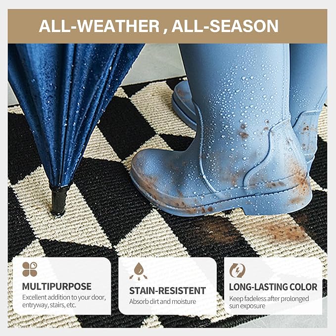 GRANNY SAYS Indoor Doormat, Non-Slip Front Door Mats, Outdoor Welcome Mat - Image 2