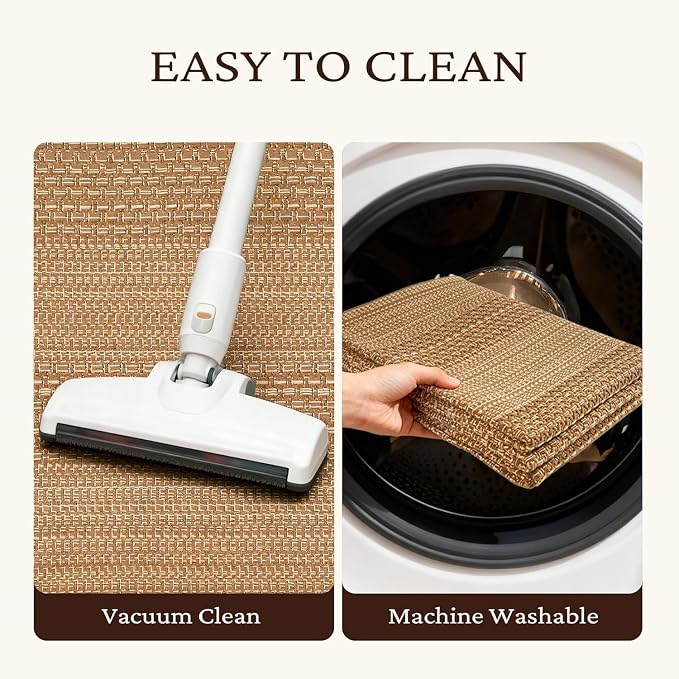MatEssenz Kitchen Mats for Floor, Machine Washable Mats Boho Style, Absorbent - Image 5