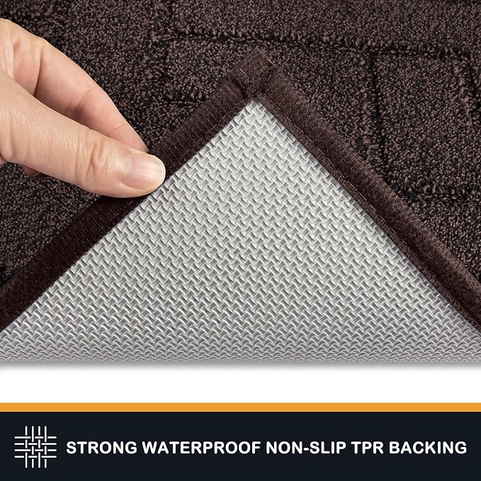 PURRUGS Dirt Trapping Door Mat 24" x 59", Non-Slip Machine Washable Entry Rug - Image 4